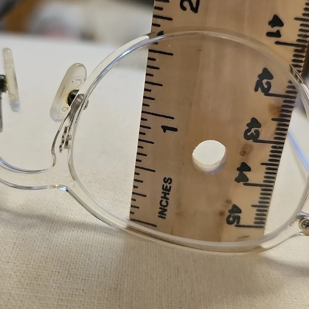 Clear Oval Glasses By Zenni. Very Good Used Condition.‎